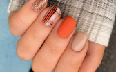 Trendy And Cute Fall Nail Designs And Fall Nail Colors To Upgrade Your Fall Nail Art In 2024 Fall Nail Designs Orange Nails Cute Nails For Fall Fall Nail Art Fall Manicure Fall Nail Colors