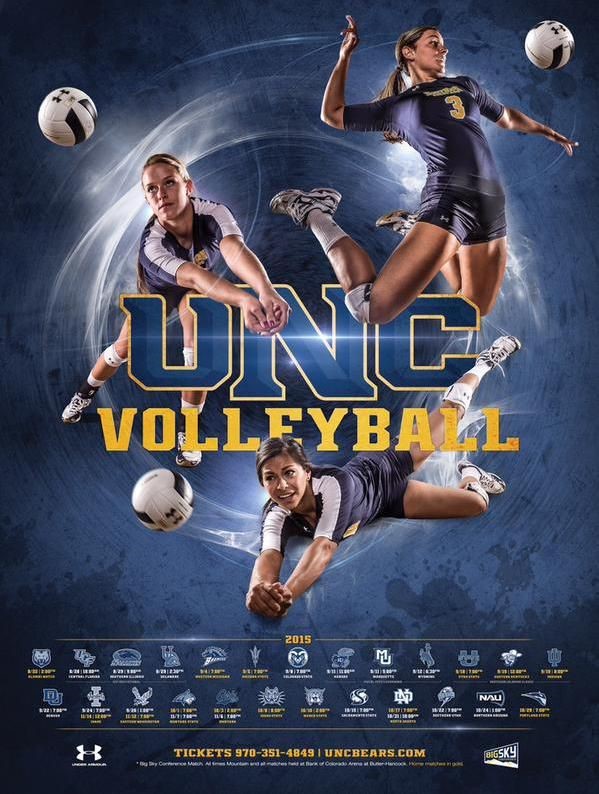 Volleyball Schedule Posters