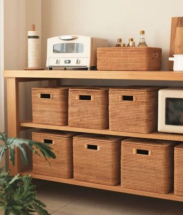 Wicker Baskets Storage Storage Baskets With Lids Large Storage Baskets Baskets For Shelves Kitchen Basket Storage Small Storage Basket