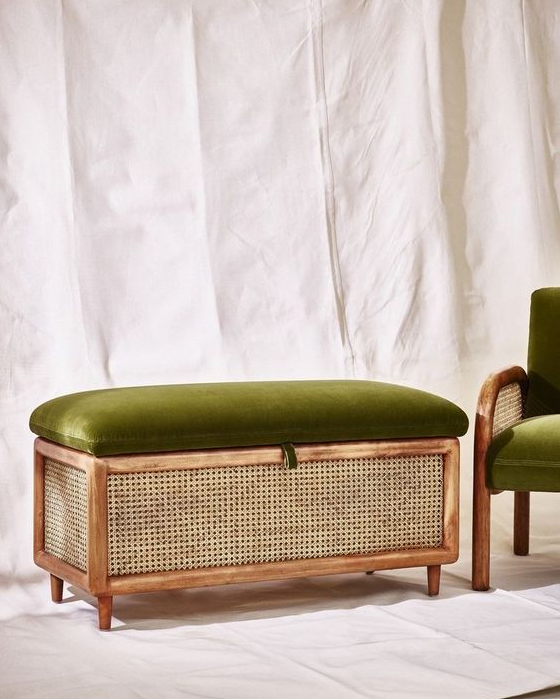 Woven Furniture  Wood Bed  Home Decor Furniture Furniture Rattan Ottoman Furniture