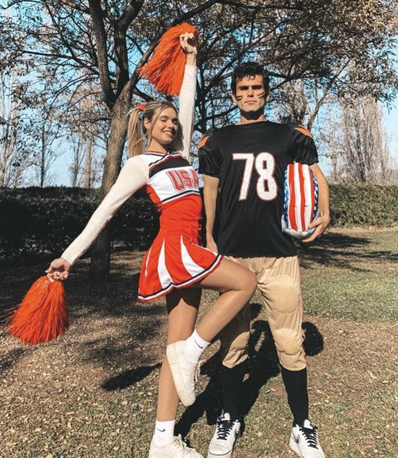 Baseballer And Cheerleader Costume