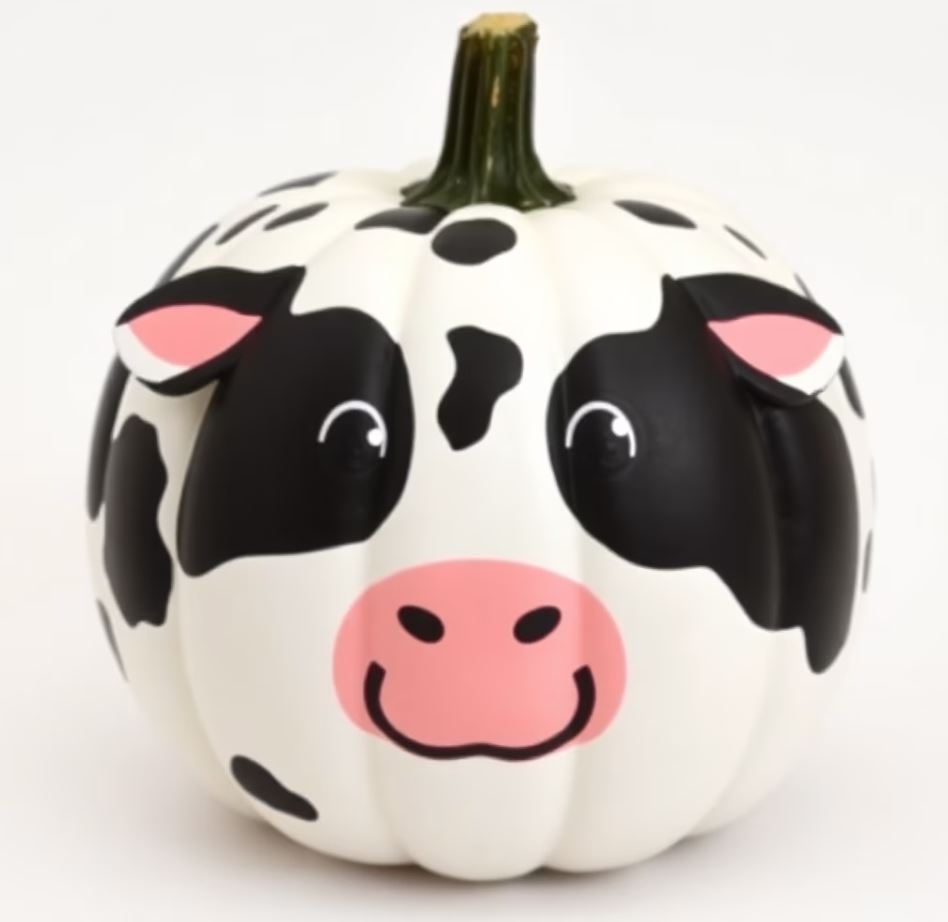 Best Cow Pumpkin Inspiration