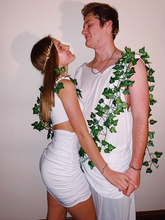 DIY Adam And Eve Couple Halloween Costumes