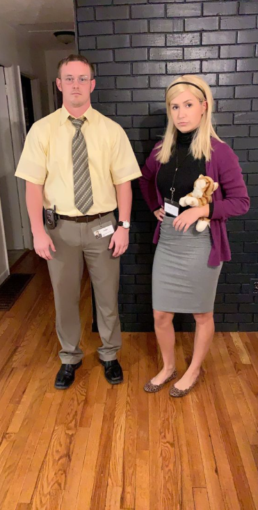 Dwight And Angela. The Office. Halloween