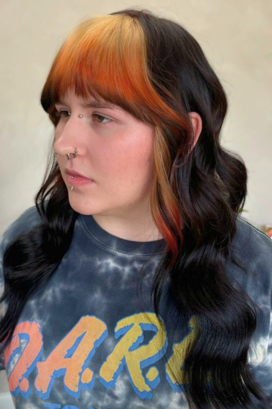 Fiery Fringe With Dark Waves