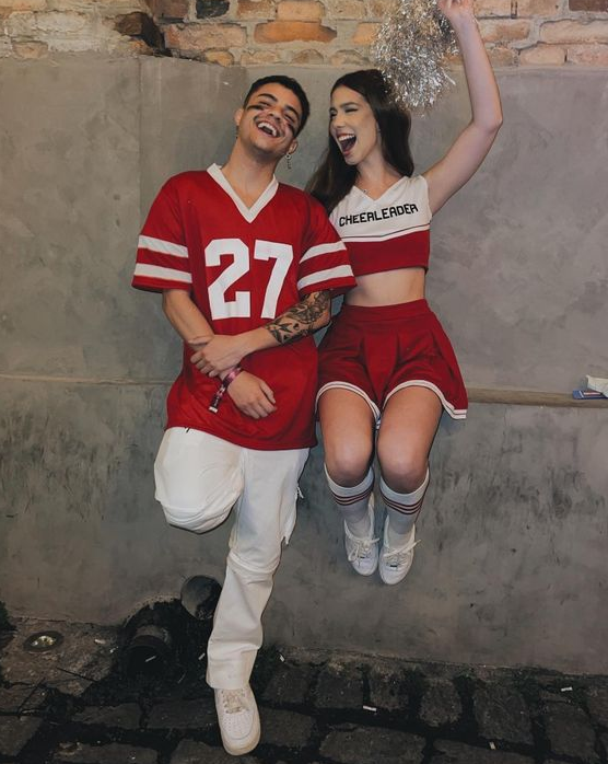 Footballer And Cheerleader Costume