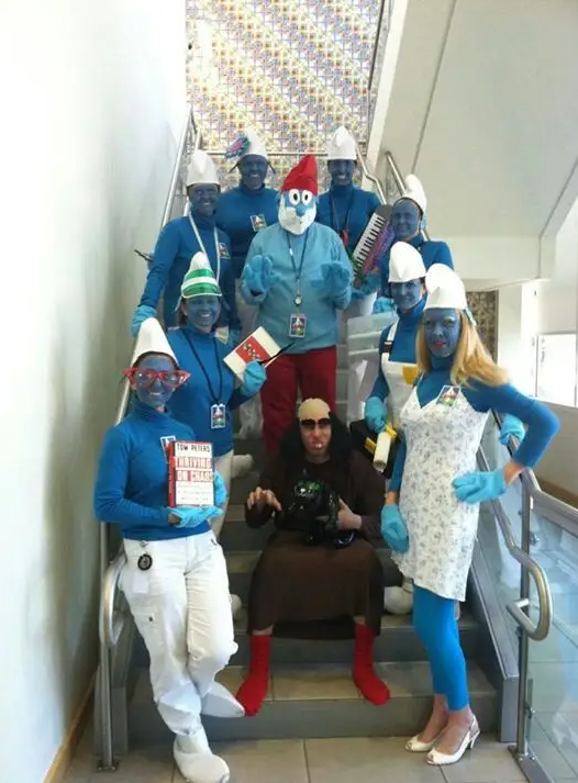 Gargamel And Smurfs Team