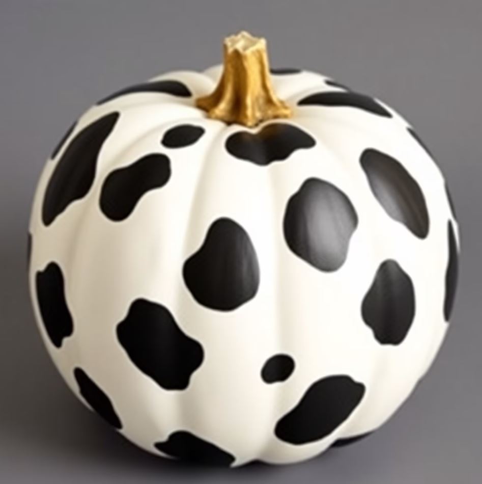 Gorgeous Cow Pumpkin Gallery