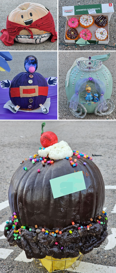 My Kid's Elementary School Had A Pumpkin Decorating Contest. I Was Very Impressed With The Creativity. Here Are Some Of My Favorites