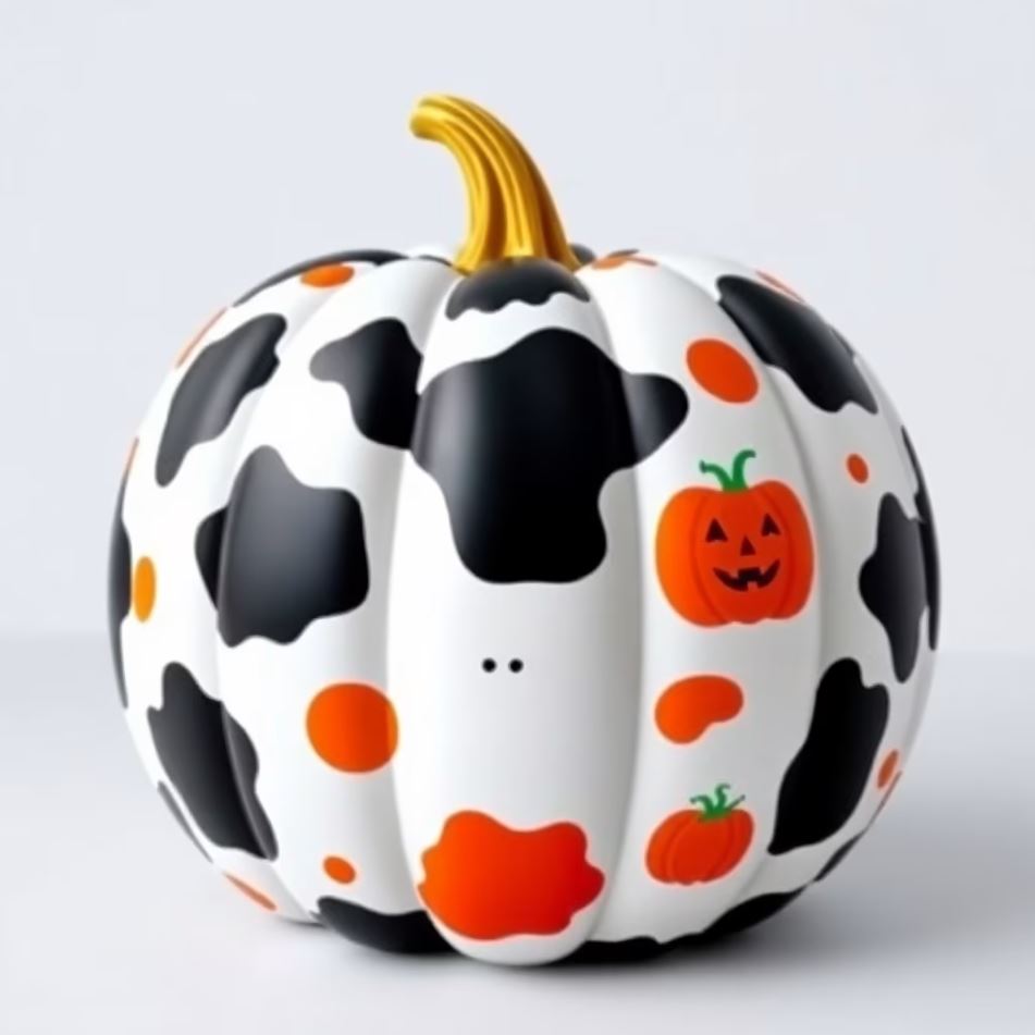 New Cow Pumpkin Photo