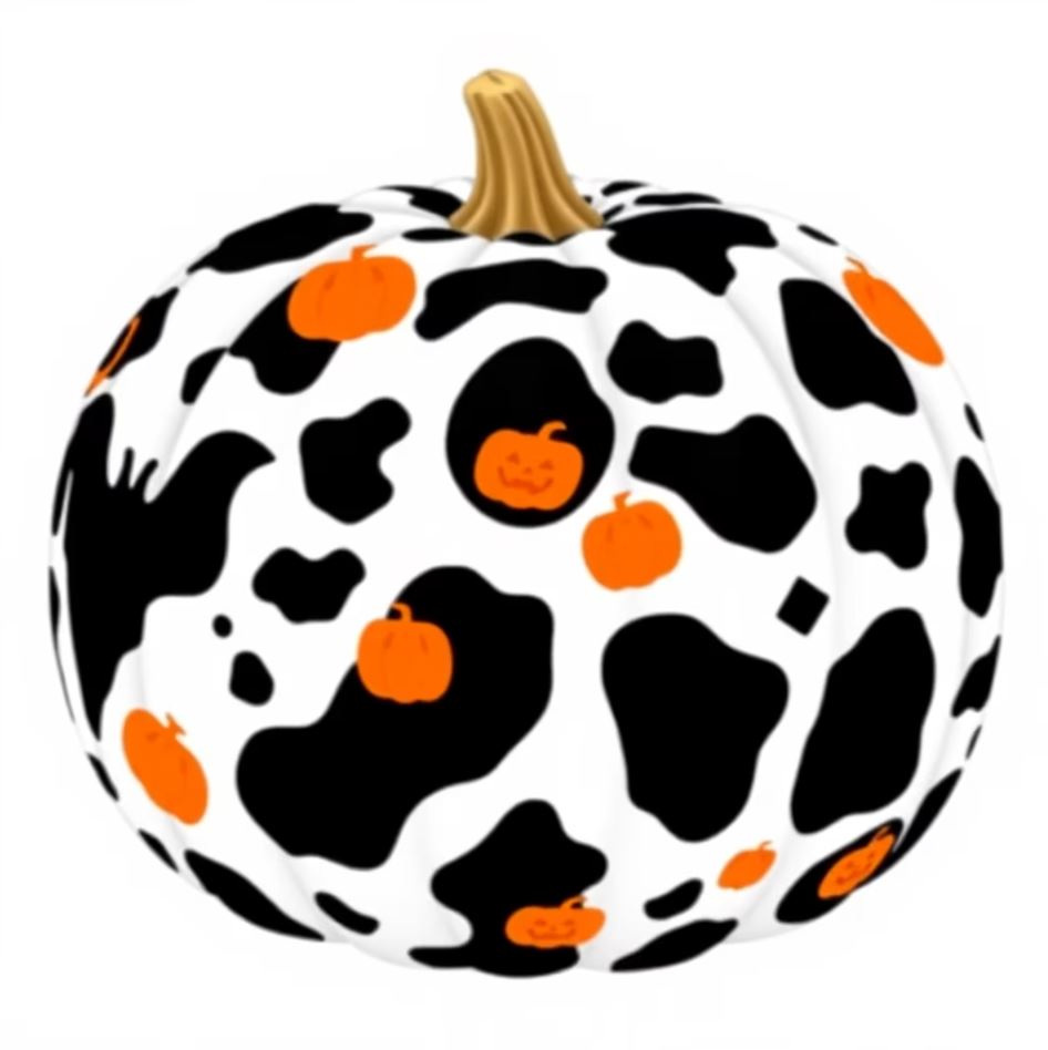 Outstanding Cow Pumpkin Picture