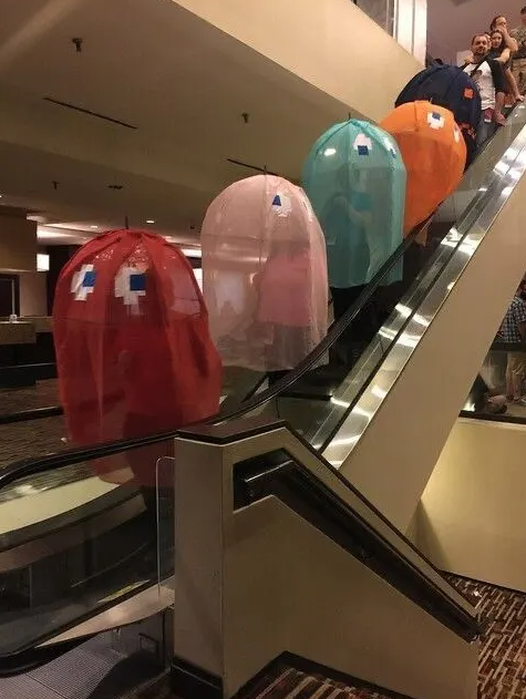 Pac Man Ghosts In Action