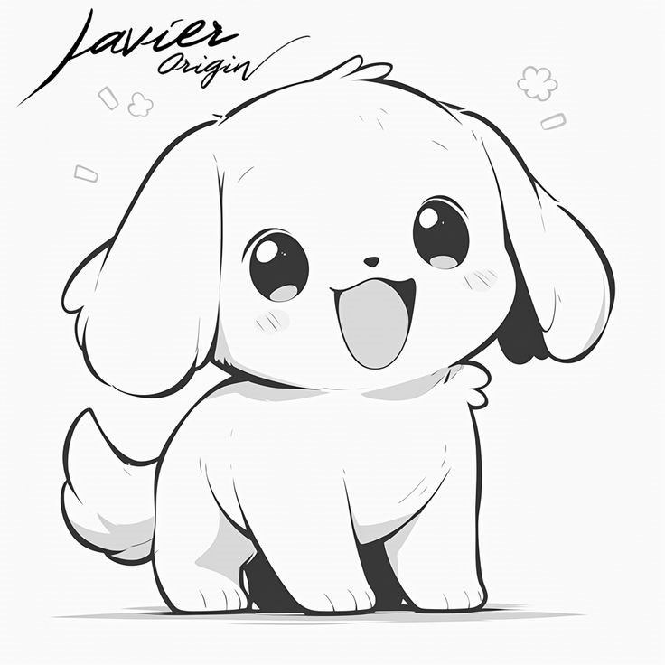 Perrito Sencillo Para Dibujar Perrito Sencillo Para Dibujar Y Colorear Por Niños De Javier Origin Easy Love Drawings Cute Coloring Pages Coloring Book Art Princess Drawings Anime Drawin