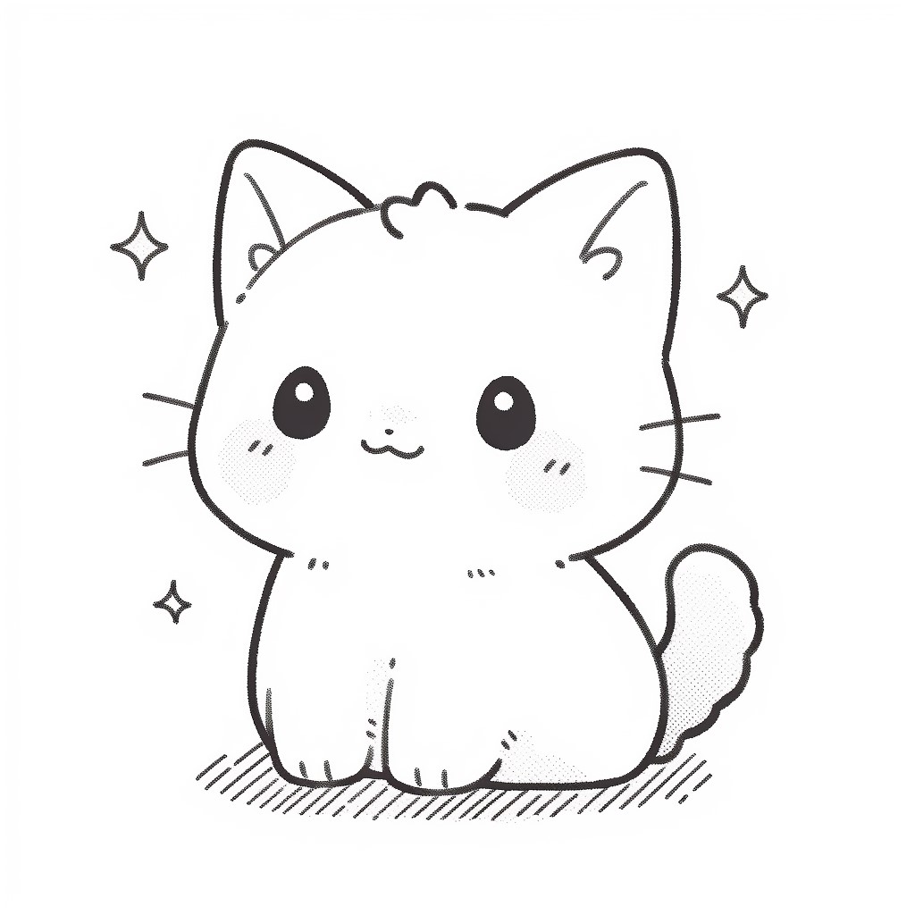 Precioso Gatito Kawaii Para Imprimir Y Colorear Kawaii Cat Drawing Cute Doodles Drawings Cute Easy Doodles Cute Doodles Cute Doodle Art Cute Animal Drawings Kawaii