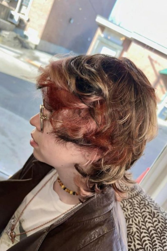 Short And Swept Copper Tones