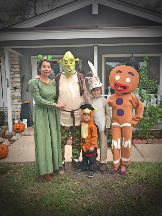 Shrek Family Costume Extravaganza