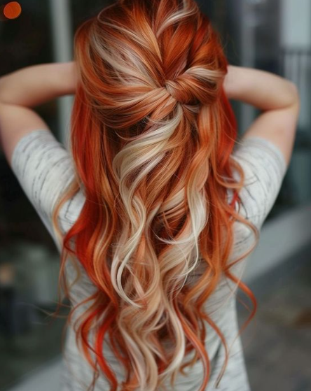 The Bold And Fiery Red Orange Blonde