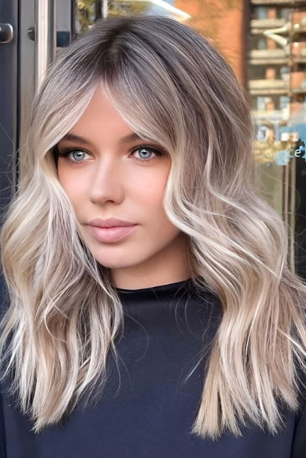 The Subtle Balayage With Dark Roots