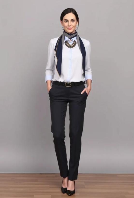 The Tailored Trouser And Blouse Ensemble