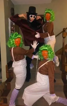 Willy Wonka And Oompa Loompas