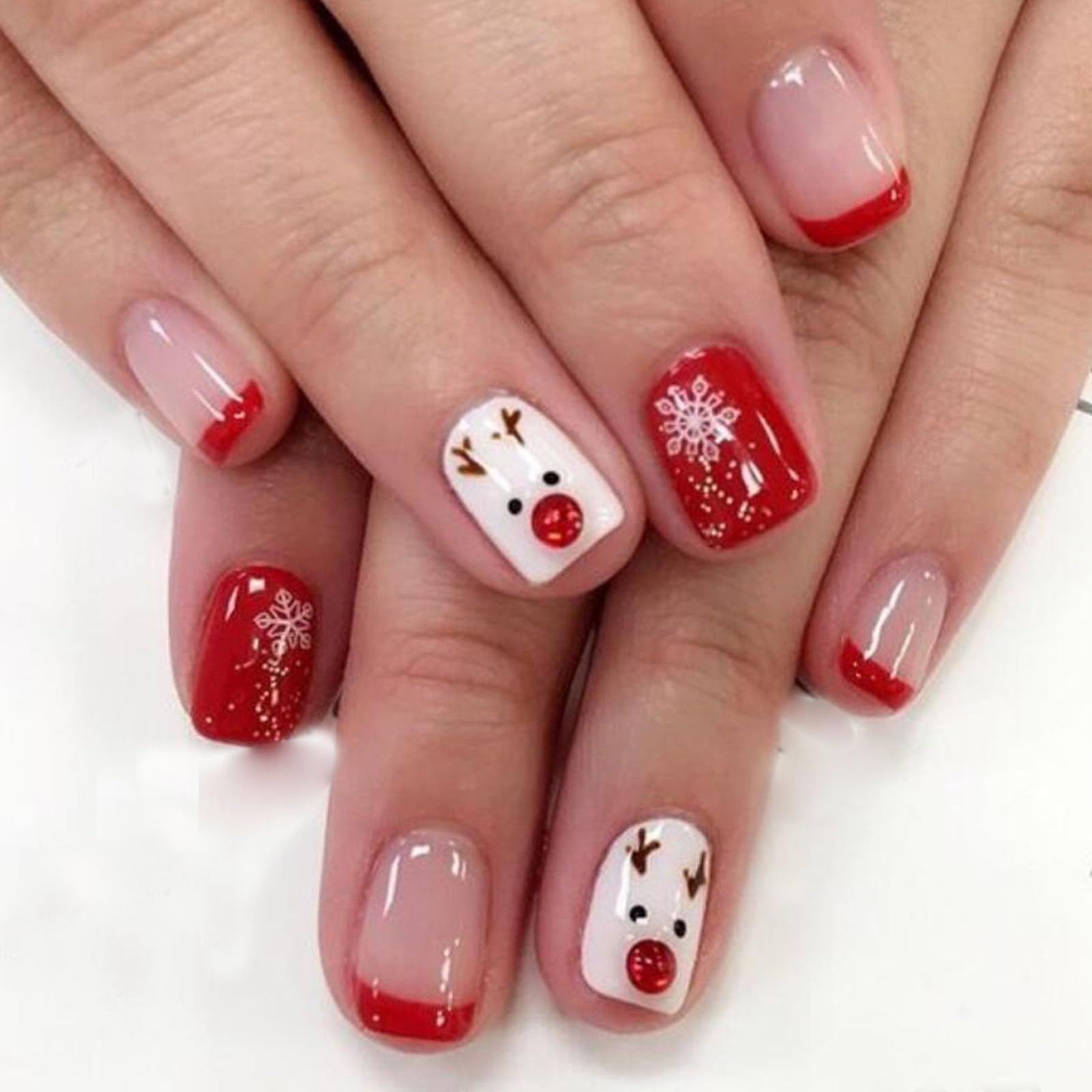 Classy Christmas Nail Designs Photo