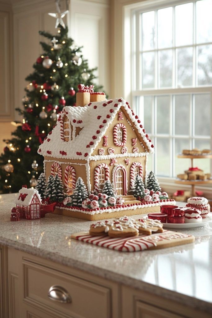 Awesome Homemade Gingerbread House Inspiration