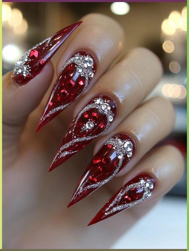 Awesome New Years Nails Photo