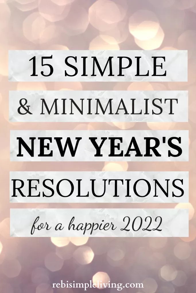 Classy New Years Resolution List Photo