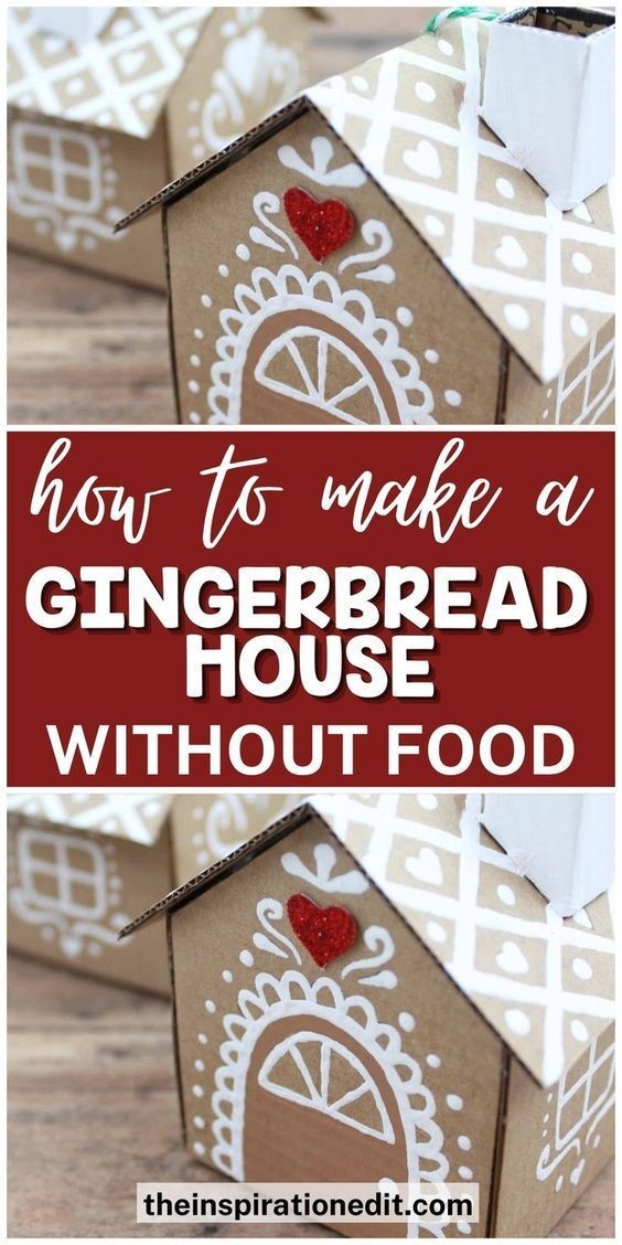 Cute Homemade Gingerbread House Inspiration